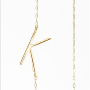 Albeit Initial Necklace as seen in Younger